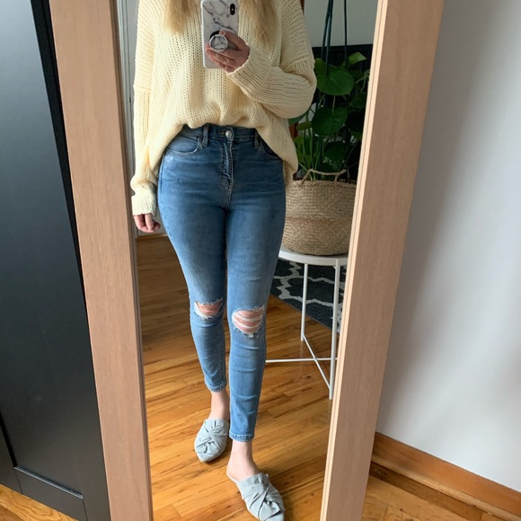 jamie high waist skinny jeans